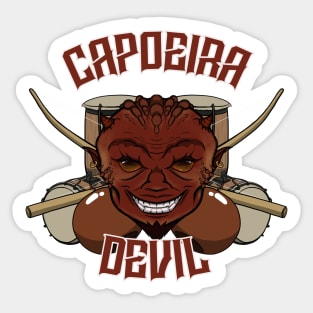 Capoeira Devil Sticker